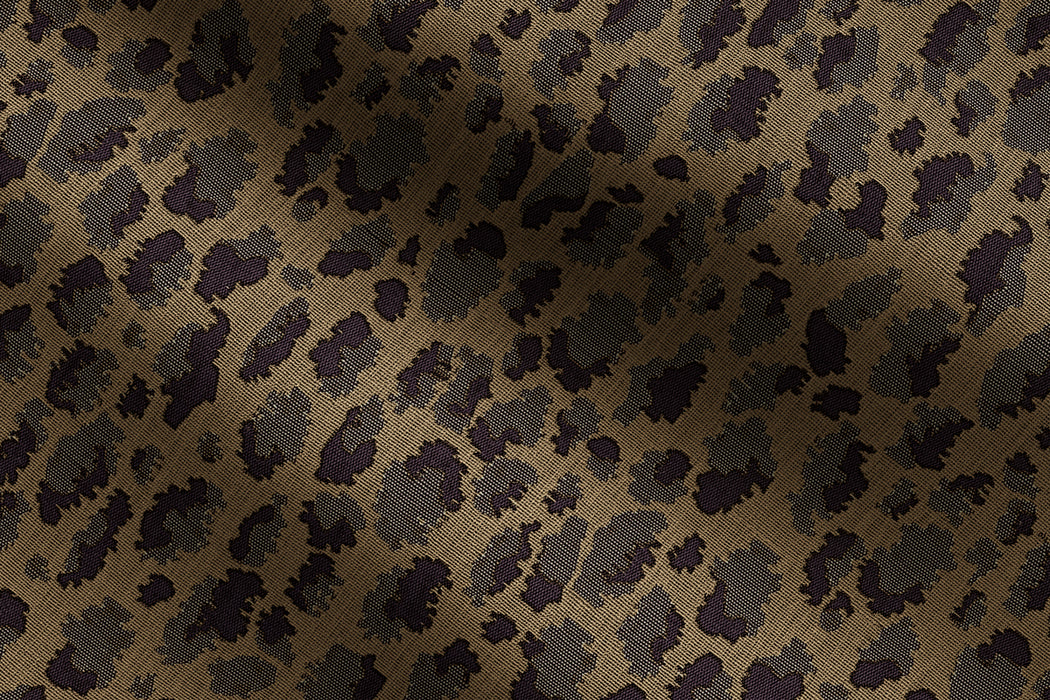 Perennials Leaping Leopards Tobacco Fabric 892-701