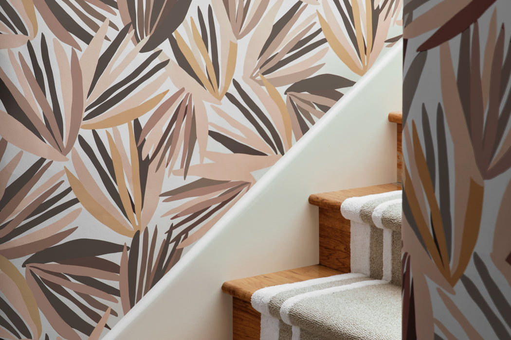 Perennials Palmetto Ice Blue Wallpaper PD101-798