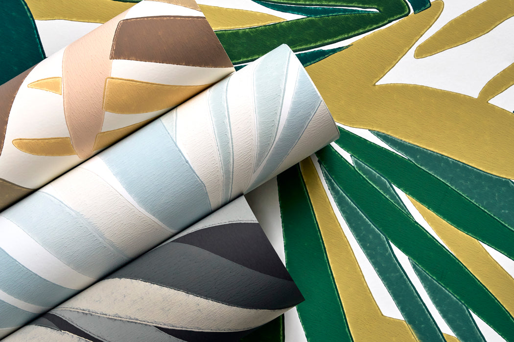 Perennials Palmetto Verdigris Wallpaper PD101-744