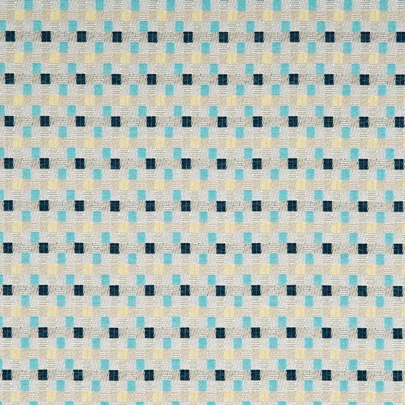 Baker Lifestyle Skane Aqua/Indigo/Linen Fabric Sample PF50347.4.0
