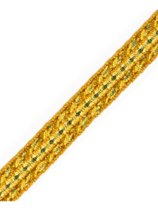 Scalamandre Galon Chainette Tape B Caramel Trim Sample PL53110031