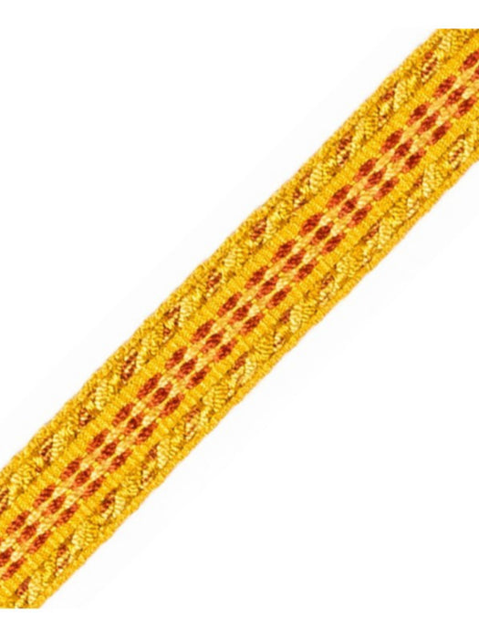 Scalamandre Galon Chainette Tape A Mandarine Trim Sample PL53210033