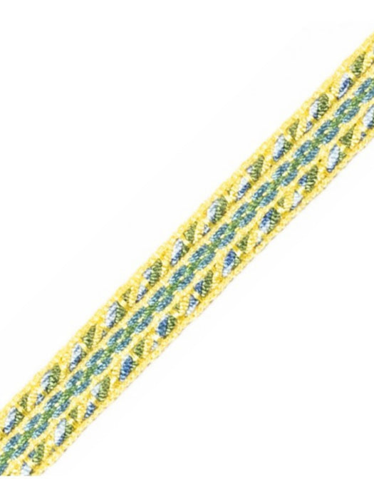 Scalamandre Galon Chainette Tape B Banquise Trim Sample PL53110037