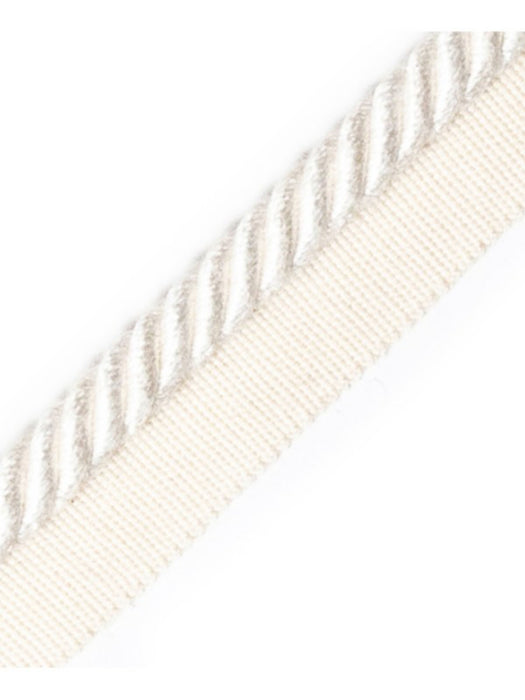 Scalamandre Frange Torse Cable With Tape B Craie Trim Sample PL69640051