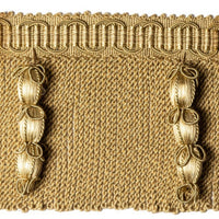Scalamandre Harmonie Jasmine Fringe Sable Trim PL67240062