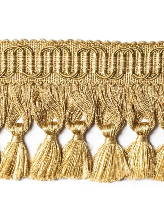 Scalamandre Harmonie Tassel Fringe Sable Trim Sample PL67440062