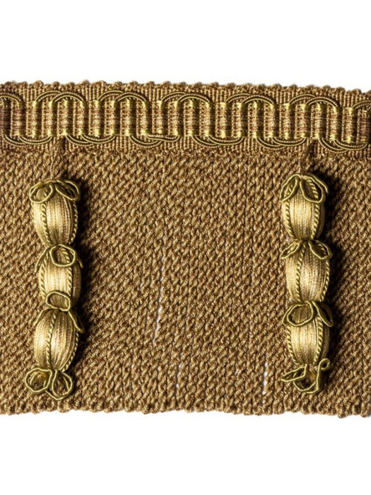 Scalamandre Harmonie Jasmine Fringe Caramel Trim PL67240063