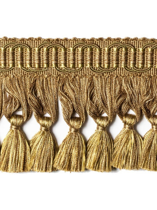 Scalamandre Harmonie Tassel Fringe Caramel Trim Sample PL67440063