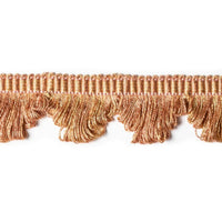 Scalamandre Frange Torse Scalloped Fringe Vieux Rose Trim PL69450063