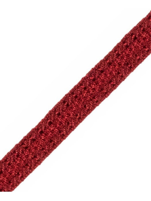 Scalamandre Galon Chainette Tape B Bordeaux Trim Sample PL53110064