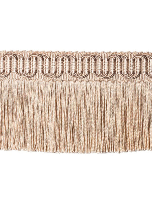 Scalamandre Harmonie Moss Fringe Vieux Rose Trim Sample PL67430066
