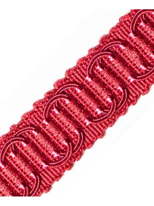 Scalamandre Harmonie Gimp C Framboise Trim Sample PL67220067