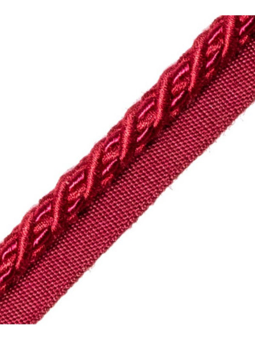 Scalamandre Harmonie Cord With Tape B Framboise Trim Sample PL67640067