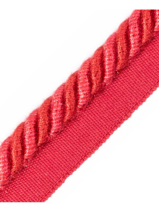 Scalamandre Frange Torse Cable With Tape A Framboise Trim Sample PL69590067