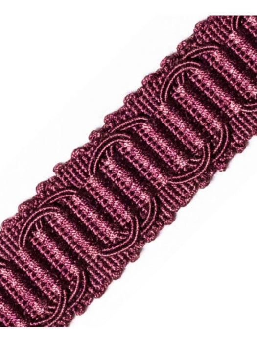 Scalamandre Harmonie Gimp C Prune Trim Sample PL67220068