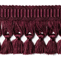 Scalamandre Harmonie Tassel Fringe Prune Trim PL67440068