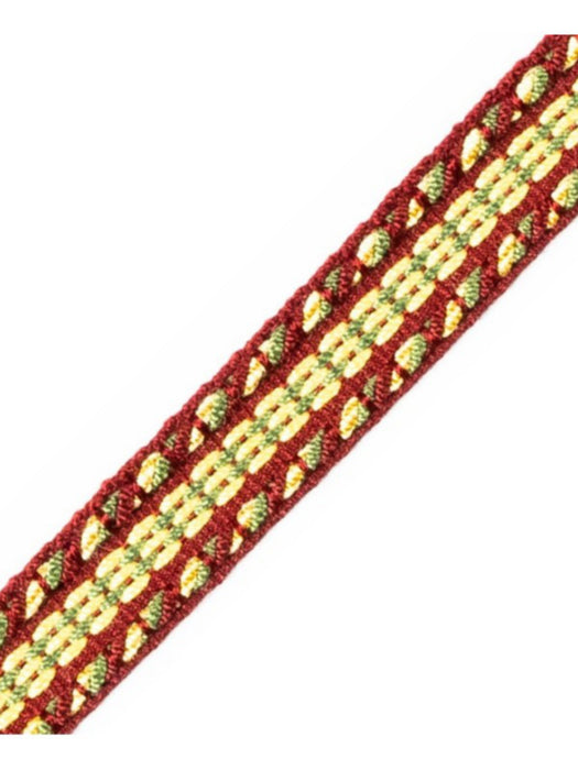 Scalamandre Galon Chainette Tape A Pivoine Trim Sample PL53210069