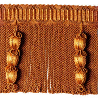 Scalamandre Harmonie Jasmine Fringe Brique Trim PL67240069