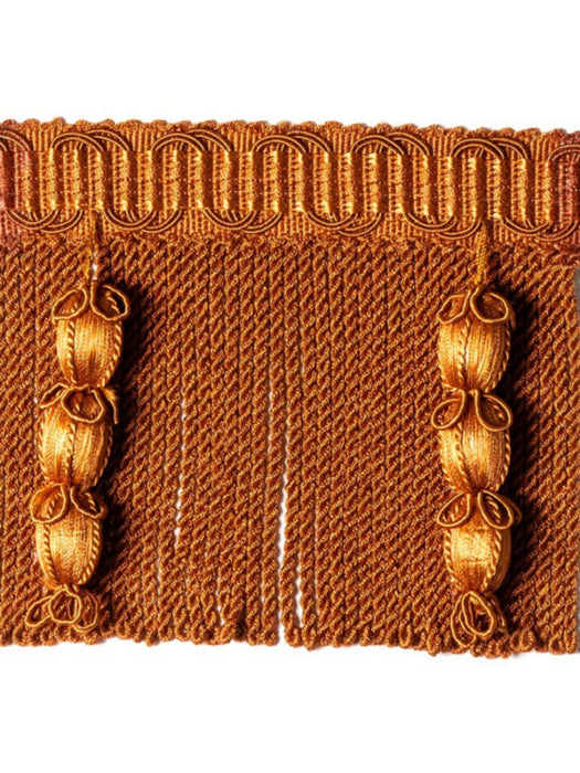 Scalamandre Harmonie Jasmine Fringe Brique Trim PL67240069