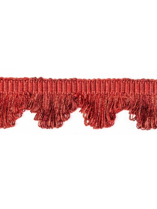 Scalamandre Frange Torse Scalloped Fringe Feu Trim Sample PL69450069