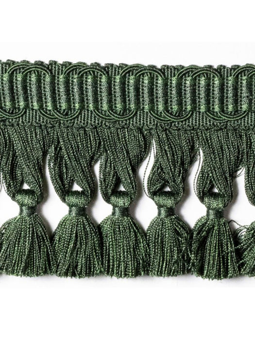 Scalamandre Harmonie Tassel Fringe Cypres Trim Sample PL67440071
