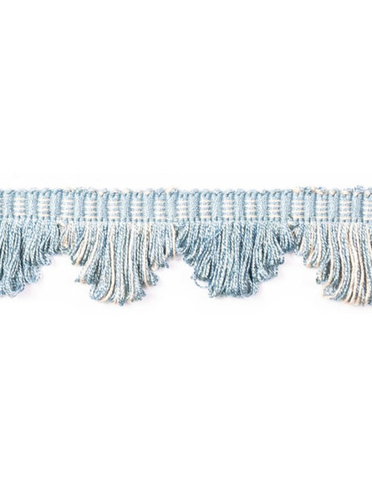 Scalamandre Frange Torse Scalloped Fringe Ciel Trim PL69450072