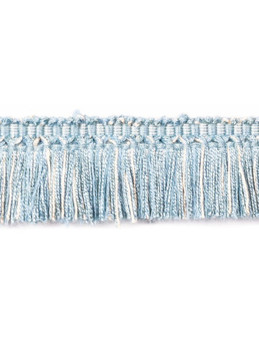 Scalamandre Frange Torse Moss Fringe Ciel Trim Sample PL69480072
