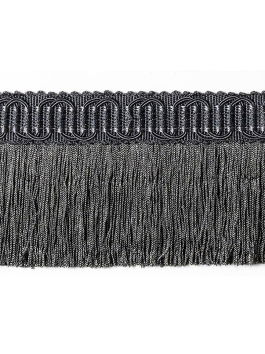Scalamandre Harmonie Moss Fringe Anthracite Trim PL67430073