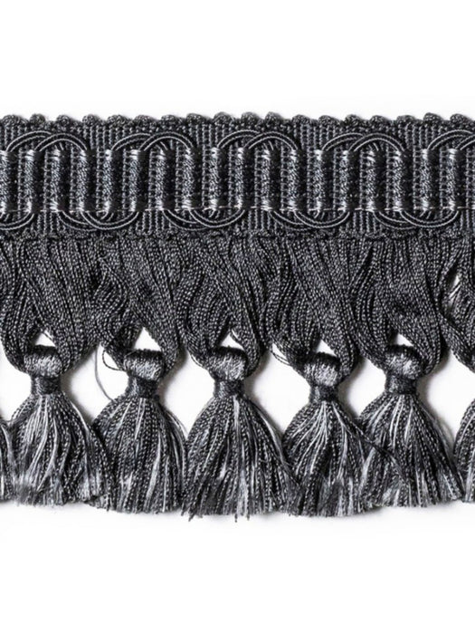 Scalamandre Harmonie Tassel Fringe Anthracite Trim PL67440073