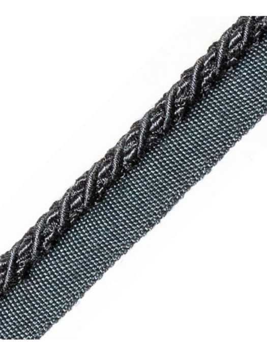 Scalamandre Harmonie Cord With Tape C Anthracite Trim Sample PL67660073