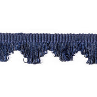 Scalamandre Frange Torse Scalloped Fringe Marine Trim PL69450075