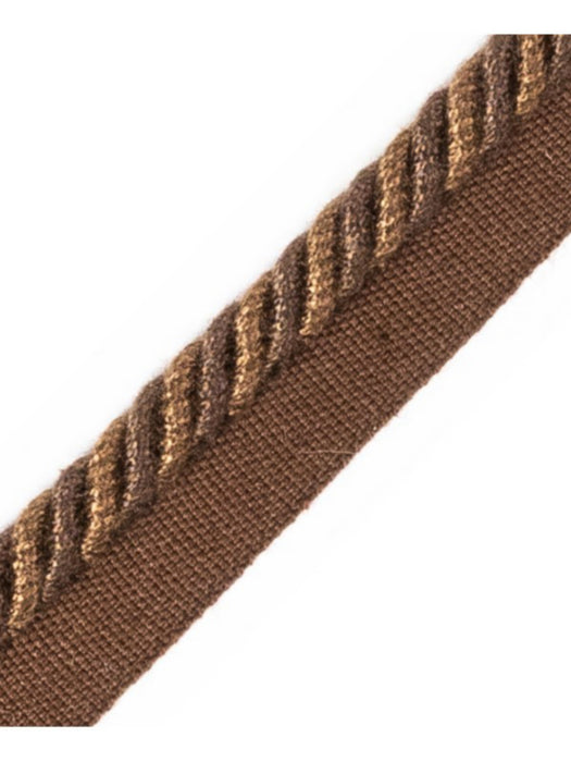 Scalamandre Frange Torse Cable With Tape B Marron Trim Sample PL69640079