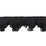 Scalamandre Frange Torse Scalloped Fringe Noir Trim PL69450080