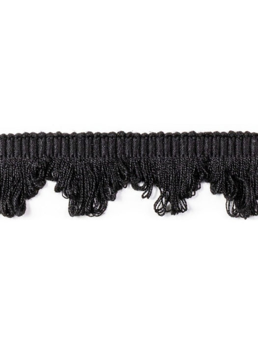 Scalamandre Frange Torse Scalloped Fringe Noir Trim PL69450080
