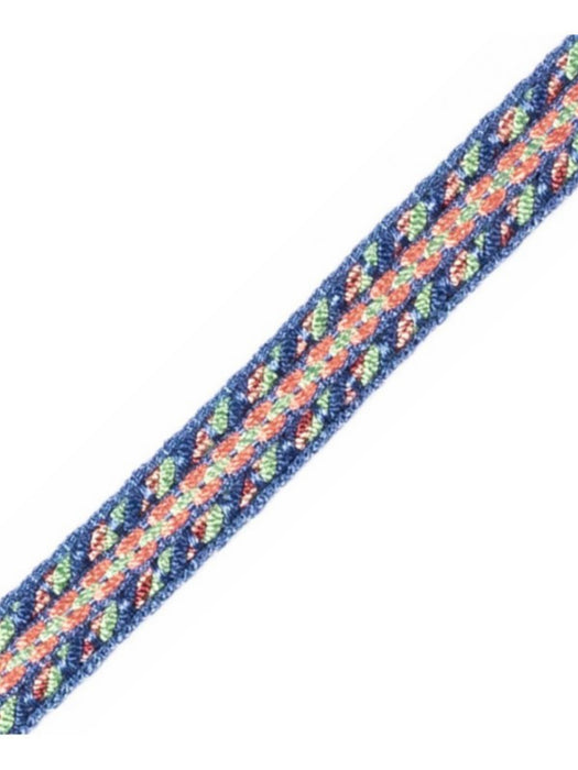 Scalamandre Galon Chainette Tape B Bleuet Trim Sample PL53110096
