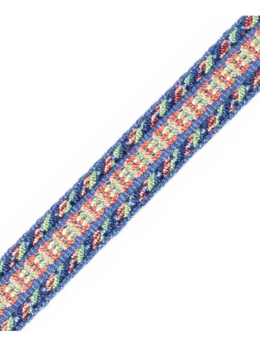 Scalamandre Galon Chainette Tape A Bleuet Trim Sample PL53210096