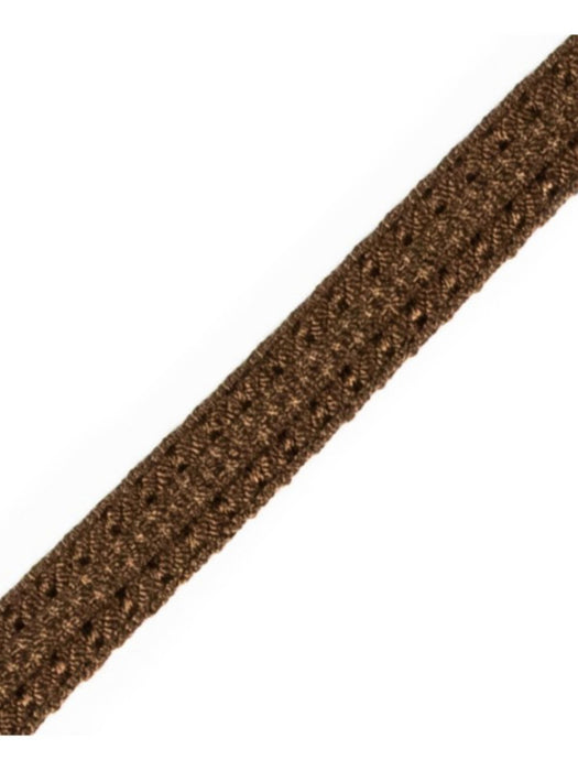 Scalamandre Galon Chainette Tape B Marron Trim PL53110102