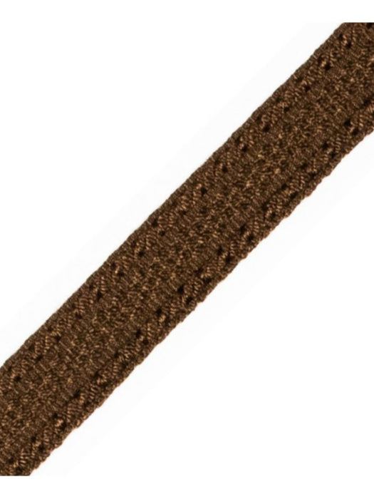 Scalamandre Galon Chainette Tape A Marron Trim Sample PL53210102