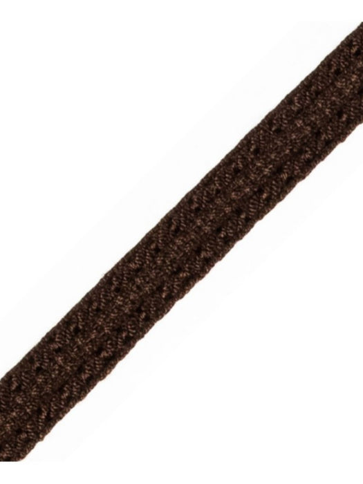 Scalamandre Galon Chainette Tape B Chocolat Trim Sample PL53110103
