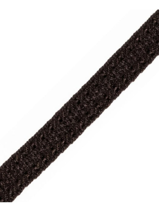 Scalamandre Galon Chainette Tape B Black Ash Trim Sample PL53110104