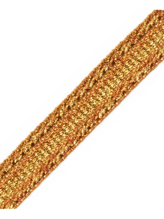 Scalamandre Galon Chainette Tape A Rouille Et Or Trim PL53210118