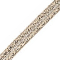 Scalamandre Galon Chainette Tape B Argent Trim PL53110120