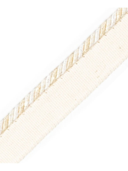Scalamandre Cord With Tape Coquille Trim Sample PL64660204