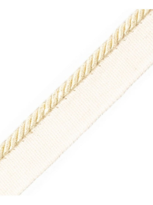 Scalamandre Cord With Tape Avoine Trim Sample PL64660207