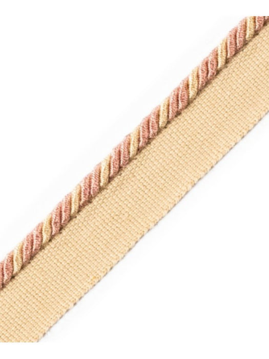 Scalamandre Cord With Tape Vieux Rose Trim Sample PL64660248