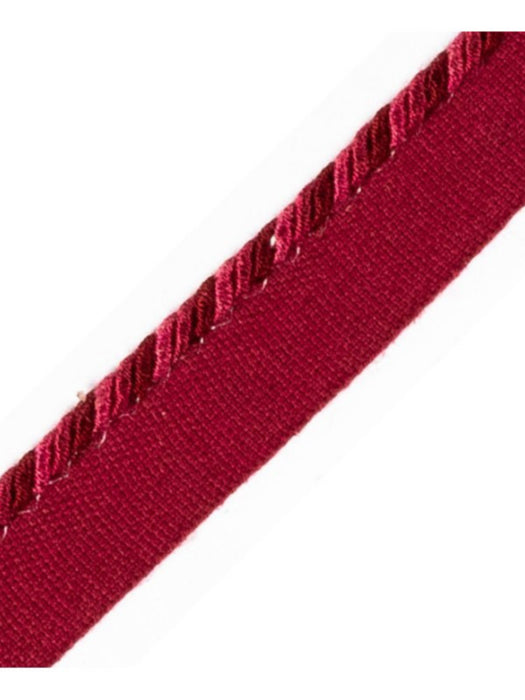 Scalamandre Cord With Tape Cerise Trim Sample PL64660256