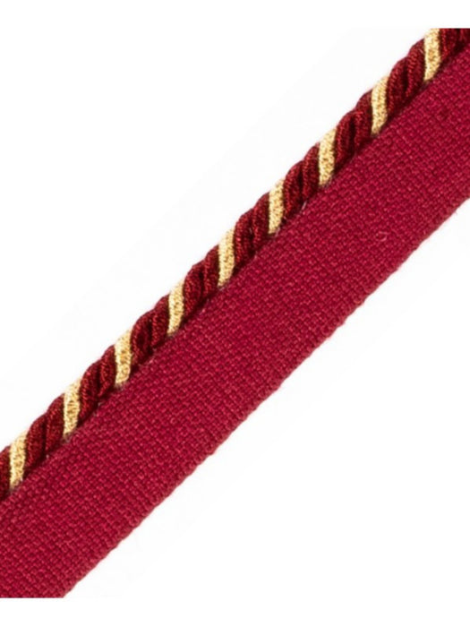 Scalamandre Cord With Tape Cardinal Trim Sample PL64660261