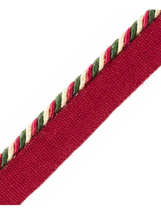 Scalamandre Cord With Tape Pivoine Trim Sample PL64660263
