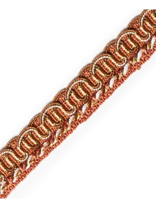 Scalamandre Gimp Corail Et Vert Trim PL64320271
