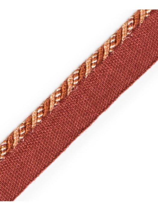 Scalamandre Cord With Tape Corail Et Vert Trim PL64660271